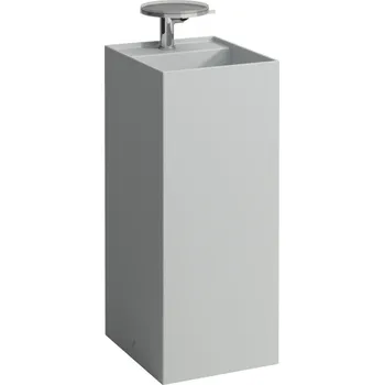 Umyvadlo Kartell LAUFEN Volně stojící umyvadlo, se speciálním skrytým vývodem 375x435, Šedá mat - H8113317591111