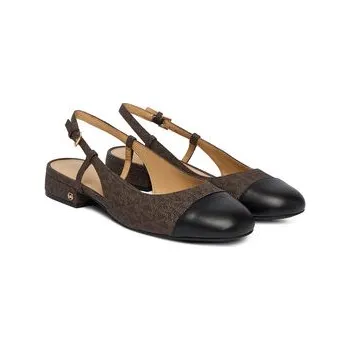 Dámské sandále Baleríny MICHAEL Michael Kors Perla Flex Sling Fat 40T5PLFS1B Hnědá 36