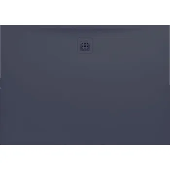 Sprchová vanička LAUFEN PRO Sprchová vanička, obdélníková, s odtokem na delší straně, materiál Marbond 1400x1000, Antracit - H2119540780001