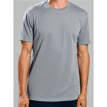 Oblečení a móda Sinsay - Tričko s krátkým rukávem - šedá - 628EY-09X - 628EY-09X-XS