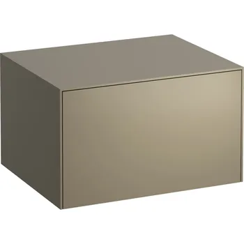 Nábytek LAUFEN SONAR Skříňka pod umyvadlo 600, s 1 zásuvkou, bez výřezu 575x455, Titan (lak) - H4054000340421