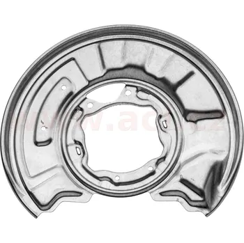 Brzdový kotouč Ochranný plech proti rozstřikování, brzdový kotouč VAN WEZEL 3091374