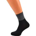 Bavlněné ponožky 41/42 STRETCH Jeans tmavě šedé