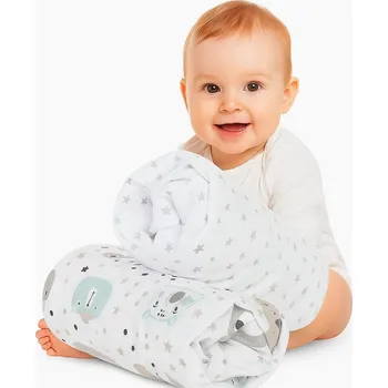 Prostěradlo FlyIdeas Sada 2+1 83x50 cm – Do kolébky Next to Me + Chránič