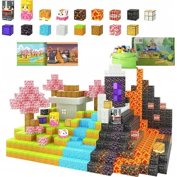 ostatní stavebnice STAVEBNICE KOSTKY STAVEBNICE ŠESTISTĚNNÉ STAVEBNICE PIXELY STAVEBNICE BLOKY 79 KUSŮ