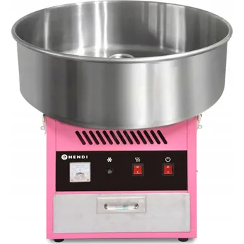 Výrobník cukrové vaty ELEKTRICKÝ STROJ NA CUKROVOU VATU BEZ VÍKA, PRŮMĚR 52 CM, 1200 W - HENDI
