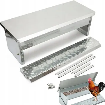 Krmítko pro ptáka Automatický podavač krmiva pro drůbež, krmítko pro kuřata s nášlapným mechanismem