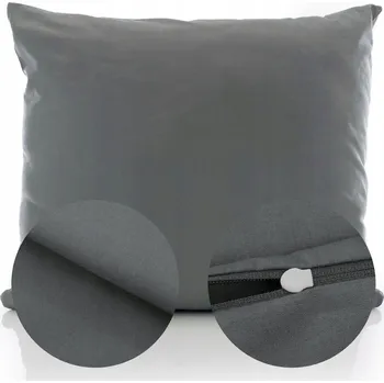 Povlečení POVLEČENÍ na polštář 70x80 jednobarevné bavlněné OLA GRAFIT