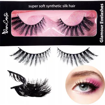 Péče o řasy a obočí Umělé řasy na pásku Deni Carte Glamour DL-12