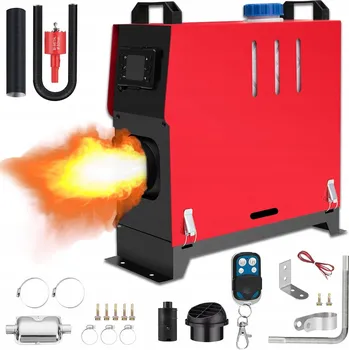 Průmyslové topidlo NEZÁVISLÉ TOPENÍ 12V OHŘÍVAČ 8kW VENTILÁTOR