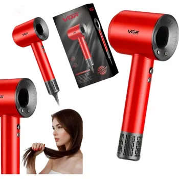 Fén Suszarka Do Wlosow 1600W Mocna 4 Tryby Studený vzduch Ideální Dárek Lehká