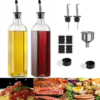 Láhev Skleněné láhve na olej 500 ml x 2 ks Sada