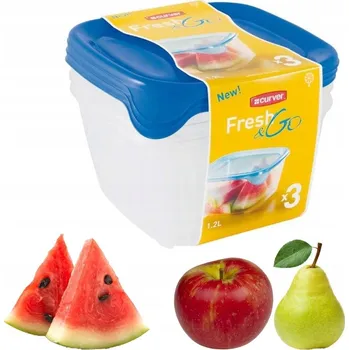 Dóza na potraviny Nádoby Curver Fresh&Go 1,2 l 3 kusy
