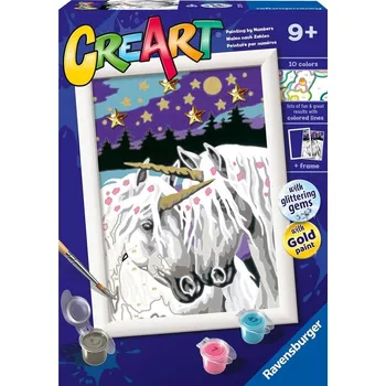 CreArt Zamilovaní Jednorožci Malování Podle Čísel Ravensburger 23710