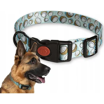 Obojek pro psa ZANDOR PEVNÝ OBOJEK SILNÝ HRUBĚ TKANÁ PRO PSA NASTAVITELNÝ 25 mm 42-62 cm XL