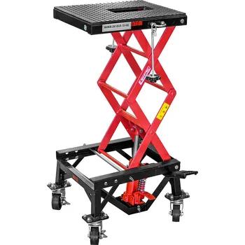 zvedák BIKETEC PLOŠINOVÝ ZVEDÁK 410X340MM NŮŽKOVÝ - ZDVIH 350-870MM DO 135KG