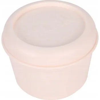 Dóza na potraviny Nádoba na oběd MILAN kulatý 0,25 l s víkem na šroubování, béžová