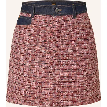 Dámská sukně Boss Dámská Sukně Z Buklé Veed, fuchsiová / tmavě modrá, 34