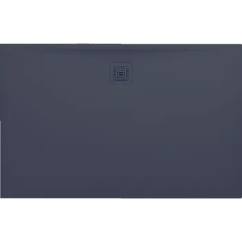 LAUFEN PRO Sprchová vanička, obdélníková, s odtokem na delší straně, materiál Marbond 1400x900, Antracit - H2109590780001