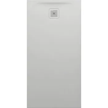 LAUFEN PRO Sprchová vanička, obdélníková, s odtokem na kratší straně, materiál Marbond 1400x700, Light grey - H2129530770001