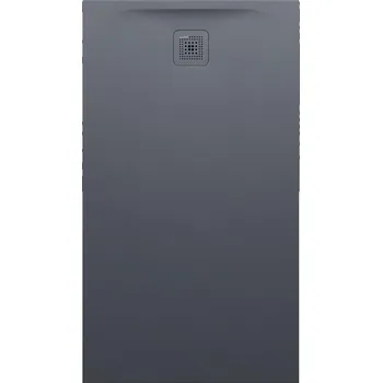 Sprchová vanička LAUFEN PRO Sprchová vanička, obdélníková, s odtokem na kratší straně, materiál Marbond 1400x800, Antracit - H2129560780001