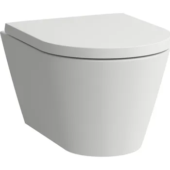 Klozet Kartell LAUFEN Závěsný klozet rimless/compact, hluboké splachování 490x370, Bílá mat - H8203337570001