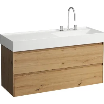 Nábytek LAUFEN LANI Skříňka pod umyvadlo, se 2 zásuvkami, pro umyvadlo H813333 1180x450, Divoký dub - H4039821122671