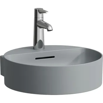 Umyvadlo LAUFEN VAL Umyvadlo, broušená spodní část 400x425, Grafit mat - H8132817581091