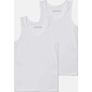 Dětská móda Dětské tričko United Colors of Benetton 2-pack 3OP80H014.G.CONTINUATIV bílá 00X, vel. 120