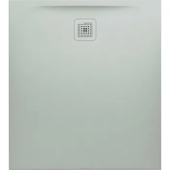 Sprchová vanička LAUFEN PRO Sprchová vanička, obdélníková, s odtokem na kratší straně, materiál Marbond 1000x900, Light grey - H2109570770001