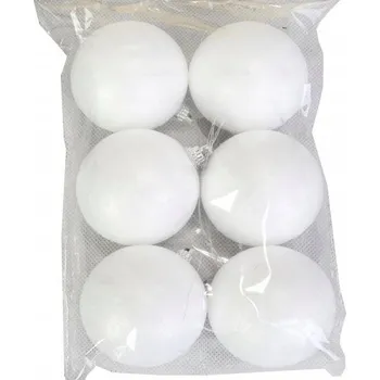 Vánoční dekorace Polystyrenové Vánoční Baňky 6 cm 6 Ks | XE9813