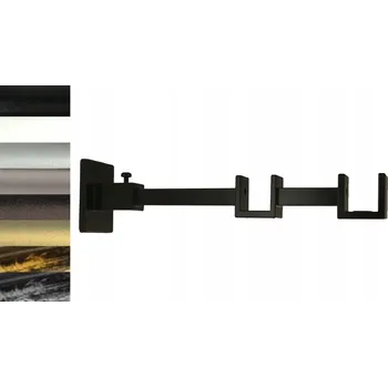 DRŽÁK GARNÝŽE ČTVERCOVÉ KWADRO 20x20 DVOJITÝ, středové uchycení