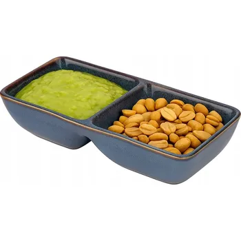 Servírovací talíř na pochutiny a dipy 2-dílný Reactive Stripes 14 cm