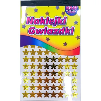 samolepka Samolepky Hvězdičky 12mm 936 kusů Aliga NKX-6167