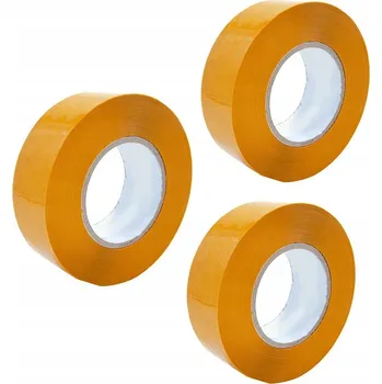 Lepicí páska Balicí páska Rosfix červená, šířka 48 mm, délka 50 m, 3 ks