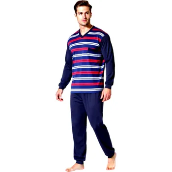 Pánské pyžamo Pánské Pyžamo Dlouhé FOLTÝN PD 319 Velikost: XL