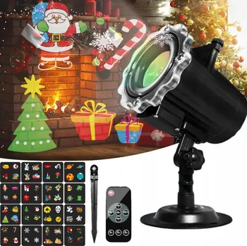 Projektor PROJEKTOR NA DŮM NA ZEĎ, 16 SKLUZŮ S OVLADAČEM, 7 W