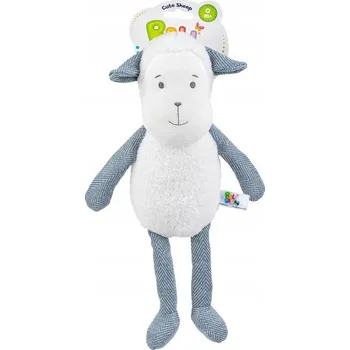 plyšák PLYŠOVÝ MAZLÍČEK PŘÍTULNÍČEK Pro Miminka Roztomilá OVEČKA k Mazlení plyšák