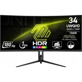 Monitor MSI MAG 342CQR E2 34" Herní monitor LED VA 180Hz 1ms 3440 × 1440
