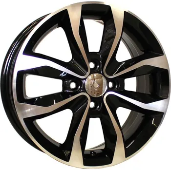 Alu kolo Alu kola Racing Line A415, 15x6 4x100 ET50, černá + leštění vhodné pro Nissan Micra V (od 2017)