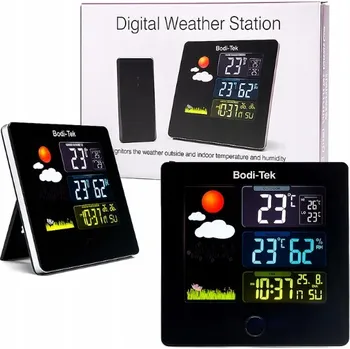 Meteostanice METEOROLOGICKÁ STANICE S BAREVNÝM DISPLEJEM BODI-TEK HGWS