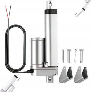 LINEÁRNÍ POHON 12V 1000N ZDVIH 100MM ELEKTRICKÝ VODĚODOLNÝ IP54
