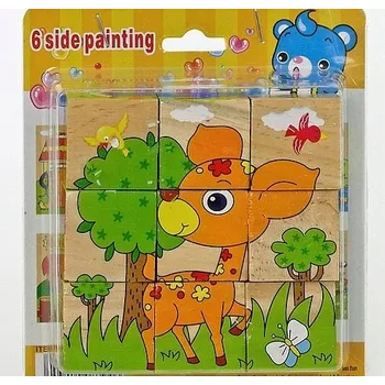 ostatní stavebnice ND17_ZB-126832 Dřevěné obrázkové stavebnice 530577