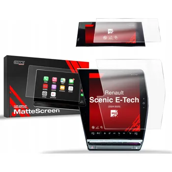 2v1 Fólie PROTI OTISKŮM prstů pro Renault Scenic E-Tech 12" (2024-2025)