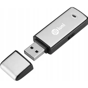 IP kamera IUni STK100 USB Špionážní Diktafon, 8 GB, 18 hodin výdrž baterie