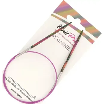 Jehlice KnitPro Symfonie kruhové fixní jehlice 3mm 50cm (KnitPro Symfonie kruhové dřěvěné jehlice 3mm 50cm)