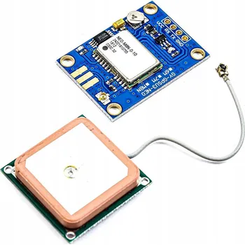 IP kamera GPS GNSS modul NEO-M8N V2 72-KANÁLOVÝ KERAMICKÝ + ANTÉNA LED 3V-5V DRONY