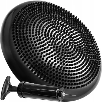 Polštář Polštář poduška RETOO černá 33 cm s pumpičkou