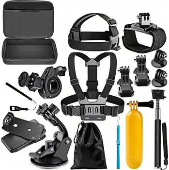 Příslušenství pro videokameru DirectLab sada 15v1 příslušenství pro sportovní kamery GoPro SJCAM DJI Eken