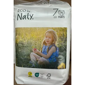 Plenkové kalhoty Plenkové Kalhotky eco by naty Velikost 7 16 ks